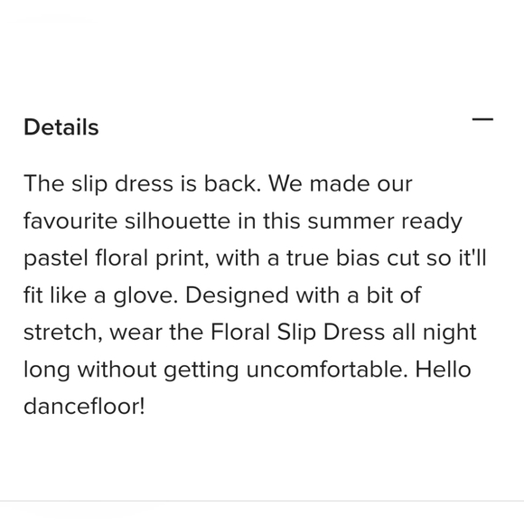 NWT Floral Satin Slip Dress - Picture 12 of 13